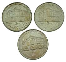 1993. 200Ft Ag "MNB" (3x) T:AU,XF kis ph., patina
Adamo F13