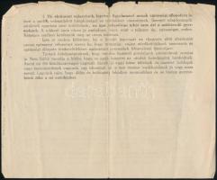 cca 1910-1920 Fajegészségügyi tudnivalók, a budapesti Országos Hadigondozó Hivatal tájékoztatása, a ...