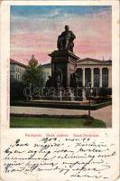 1900 Budapest V. Deák Ferenc szobor. Kunstverlag München Ludwig Frank &amp; Co. No. 554. (EM)