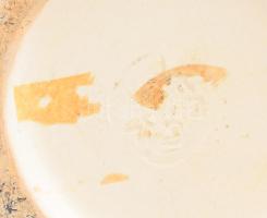 Gorka Iparművészeti Vállalatos váza, jelzett, szájánál ragasztott, m: 33 cm