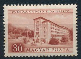 1953 Üdülők 30f számvízjellel