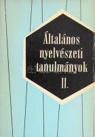 Kalmár László és Telegdi Zsigmond (szerk.): Általános nyelvészeti tanulmányok II. A matematikai nyelvészet és a gépi fordítás kérdései. Bp., 1964, Akadémiai. Kiadói papírkötés, kopottas állapotban.