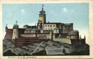 Ólubló castle in the 18th century (small tear)