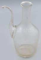 Borkiöntő. Erdély, cca 18-19. sz., sérült orral, m: 23 cm