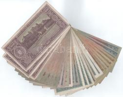 Vegyes 28db-os pengő bankjegy tétel T:F,VG
