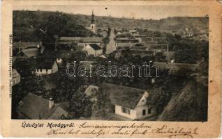 1906 Mórágy, látkép. Möhsl József fényképész (lyukak / holes)