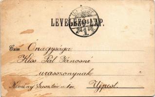 1906 Mórágy, látkép. Möhsl József fényképész (lyukak / holes)