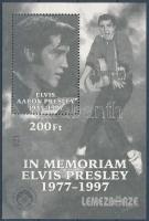 1999 Elvis emlékív feketenyomat piros sorszámmal, ritka (25.000)