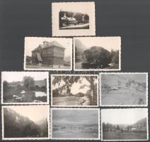 cca 1940 Főként erdélyi tájakat ábrázoló felvételek (Gyilkos-tó, Békás-szoros környéke, stb.), közte...