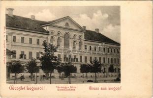Lugos, Lugoj; Vármegyeháza. Auspitz Adolf kiadása / Komitatshaus / county hall (EK)