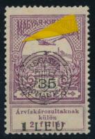 Kolozsvár 1919 Árvíz (I.) 35f lemezhibával, Bodor vizsgálójellel