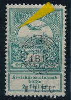 Kolozsvár 1919 Árvíz (I.) 16f lemezhibával, Bodor vizsgálójellel