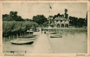 Balatonalmádi-fürdő, Jacht klub, csónakok (EB)