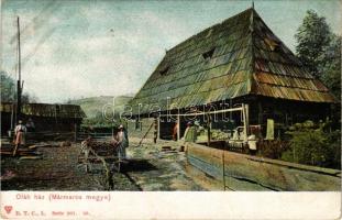 Máramaros, Maramures; Oláh ház / Transylvanian folklore, Vlach house (EK)