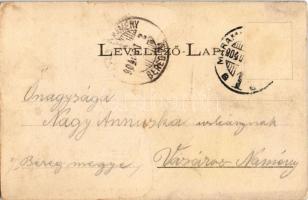 1904 Rónaszék, Rohnen, Costiui (Máramaros, Maramures); Apaffy bánya bejárata. Kaufman Ábrahám kiadás...