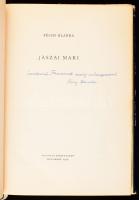 Péchy Blanka: Jászai Mari. DEDIKÁLT Jankovich Ferenc írónak. Bp., 1958, Magvető. Kiadói egészvászon ...