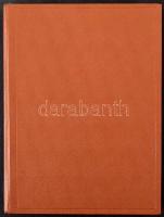 8 fekete lapos közepes berakó, barna borítóval