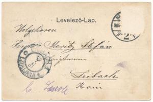 1905 Magyarcséke, Ceica; Római katolikus templom, Ritter H. üzlete és gyógyszertár télen. Szecesszió...