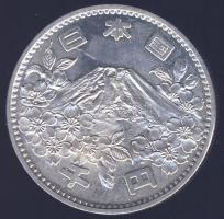 Japán 1964. 1000Y Ag "Olimpia - Tokió" T:BU