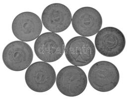 1967. 5Ft Cu-Ni-Zn "Kossuth" (10x) T:AU,XF patina Adamo F8.2