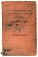 Fasching Antal: A magyar országos háromszögelések és részletes felmérések új vetületi rendszerei. A M. Kir. Pénzügyminisztérium megbízásából kidolgozta és írta: - - . Bp., 1909, M. Kir. Pénzügyminisztérium (M. Kir. Állami Ny.), 201+(1) p.+ 4 (kihajtható) t. Kiadói egészvászon-kötés, sérült, foltos, rossz állapotú borítóval és gerinccel, helyenként kissé sérült, foltos lapokkal.