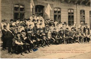 1907 Kassa, Kosice; Máramaros vármegye I. küldöttsége II. Rákóczi Ferenc és bujdosó társai temetésén október 29-én. Nyulászi Béla kiadása / Delegation of Maramures County at the funeral (reburial) ceremony of Francis II Rákoczi (fa)