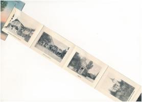 Balatonfüred, Kápolna. Oblatt Árpád kiadása, leporellólap 10 képpel