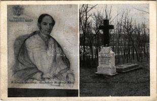 Udvard, Dvory nad Zitavou; Kálvária, a kálvária átalakítója kesseleőkeői Majthényi Adolf, kesseleőkeői Majthényi Adolf kálvárián levő sírhelye. Fényképezte Supala I. (Érsekújvár) / calvary, grave (Rb)