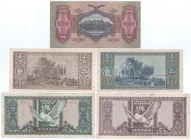 1930. 100P + 1945. 1.000.000P + 10.000.000P + 1946. 1.000.000MP + 10.000.000MP T:F közte szép papír