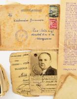 Tartalmas II. világháborúhoz fűződő fotó- és papírrégiség tétel: több mint 100 db fotó a háború idej...