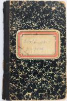 1944-1945 Salgótarján, a háborúba behívott katona feleségének naplója, férjének címzett, levélszerű bejegyzésekkel, több mint 100 beírt oldalon, érdekes tartalommal. Az utolsó bejegyzés 1945.X.30-ra datálva: ,,Isten hozott ma nagy örömünkre s szeretettel átadom feljegyzéseimet. Katkád". Félvászon-kötésben, sérült gerinccel, belül a lapok nagyrészt jó állapotban.