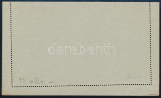 Baranya 1919 Használatlan 50f díjjegyes zárt levelezőlap
Bodor vizsgálójellel