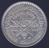 Marokkó 1956. 500Fr Ag V.Mohammed T:2