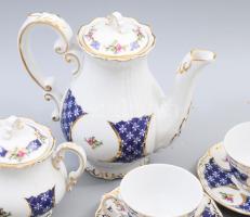 Zsolnay Marie Antoinette kávés készlet. Teljes, jelzett, hibátlan