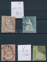 1854 Forgalmi bélyegek Mi 13-16