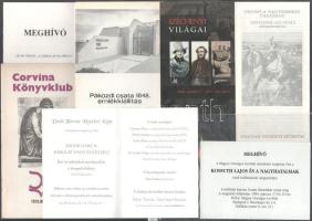 Modern meghívó tétel 1848-49-es eseményekkel kapcsolatos ünnepségekre