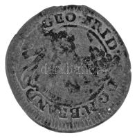 Német államok / Brandenburg-Ansbach 1695. 1kr Ag "II. György Frigyes" (0,66g) T:VF German States / Brandenburg-Ansbach 1695. 1 Kreuzer Ag "George Friedrich II" (0,66g) C:VF Krause KM#116