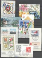 Svájc összeállítás főleg blokkokkal és kisívekkel, 2 db A/4-es berakólap minden oldalán