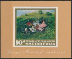 1966 Festmény (I.) vágott blokk