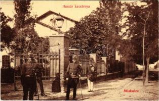 1906 Miskolc, Huszár kaszárnya, laktanya, K.u.K. katonák. 783. (W.L. ?)