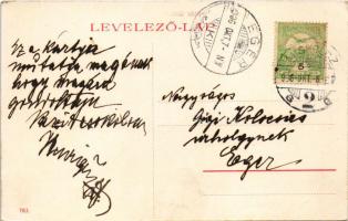 1906 Miskolc, Huszár kaszárnya, laktanya, K.u.K. katonák. 783. (W.L. ?)