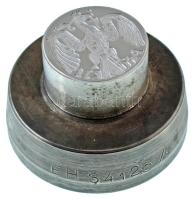 Győrfi Sándor (1951-) "Pro Arte" emlékérem verőtő (32mm), készült az érem kibocsátásának idején a Pénzverőben (42,5mm)