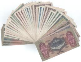 Vegyes 39db-os, többségében inflációs pengő bankjegy tétel T:F közte szép papír