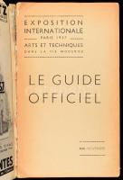 Exposition Internationale Paris 1937. Arts et techniques dans la vie moderne. Le guide officiel. Par...