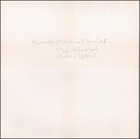 Korniss Dezső (1908-1984): Kereszt, 1981. Szitanyomat, papír, jelzés nélkül. Pesti Műhely kiadásában...