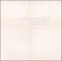 Korniss Dezső (1908-1984): Kék kereszt, 1981. Szitanyomat, papír, jelzés nélkül. Pesti Műhely kiadás...