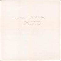 Korniss Dezső (1908-1984): Kereszt, 1981. Szitanyomat, papír, jelzés nélkül. Pesti Műhely kiadásában...