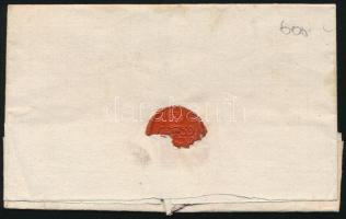 ~1820 Portós levél Apátmarótról Vizesrétre