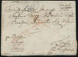 1828 Franco levél "Detta" - Toplic