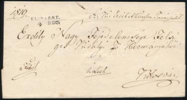 1847 Ex offo "ELISAB.ST." - Kolosvár